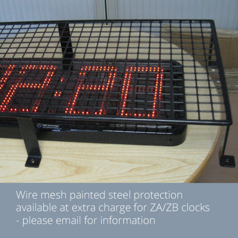 Outdoor Digital Clock | Industrial LED Clock Display | Metrix Electronics
