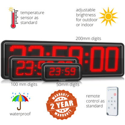 ZA/ZB Series Large Outdoor LED Clocks